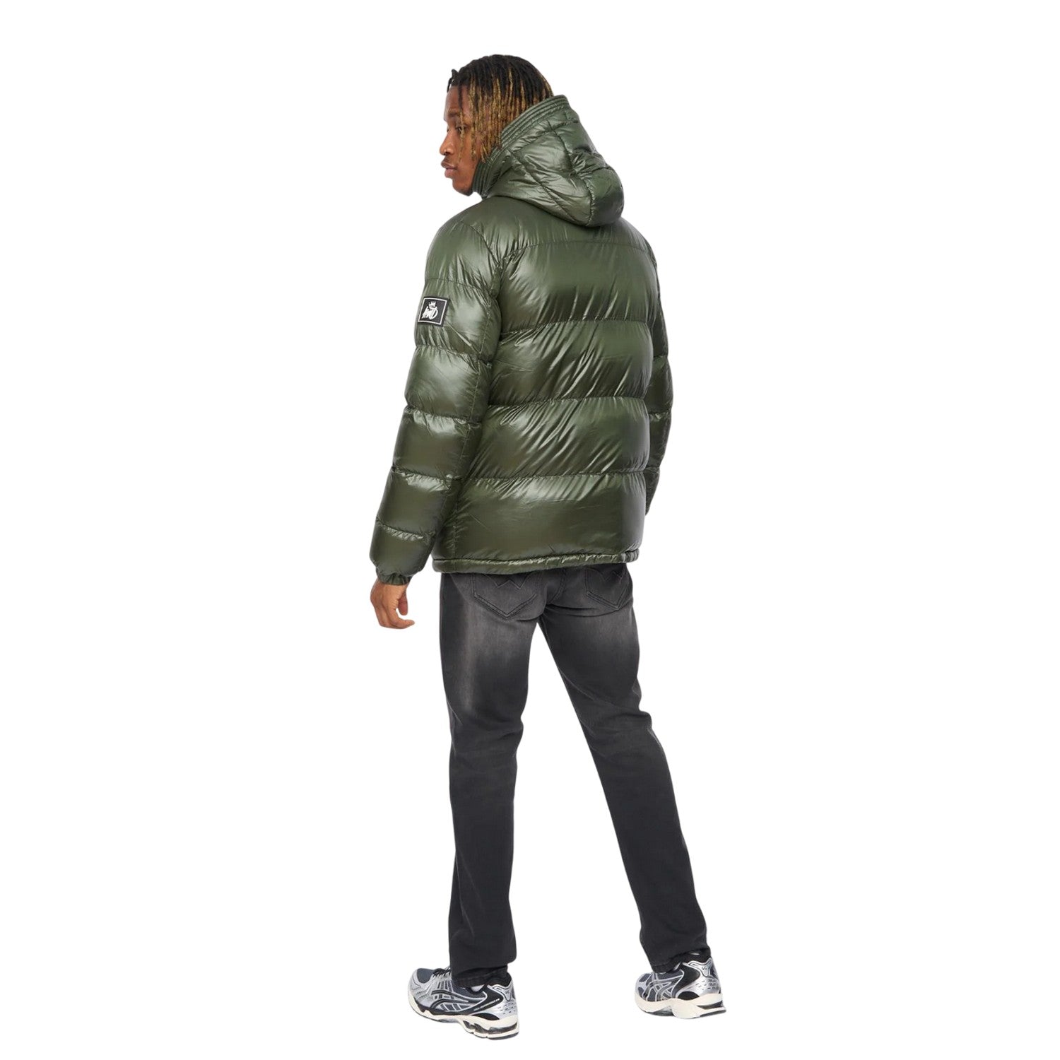 Olive - Back - Kings Will Dream Mens Welcome Puffer Jacket