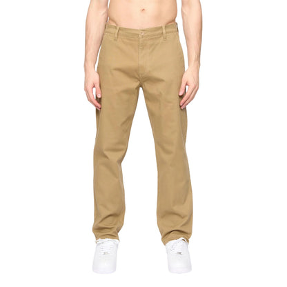 Biscuit - Front - Crosshatch Mens Chalford Chinos