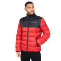 Tango Red - Front - Born Rich Mens Lyden Oversized Puffer Jacket