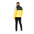 Yellow - Back - Born Rich Mens Lyden Oversized Puffer Jacket