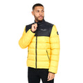 Yellow - Side - Born Rich Mens Lyden Oversized Puffer Jacket