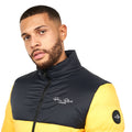 Yellow - Pack Shot - Born Rich Mens Lyden Oversized Puffer Jacket