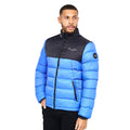 Azure - Side - Born Rich Mens Lyden Oversized Puffer Jacket