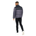 Grey - Back - Born Rich Mens Lyden Oversized Puffer Jacket