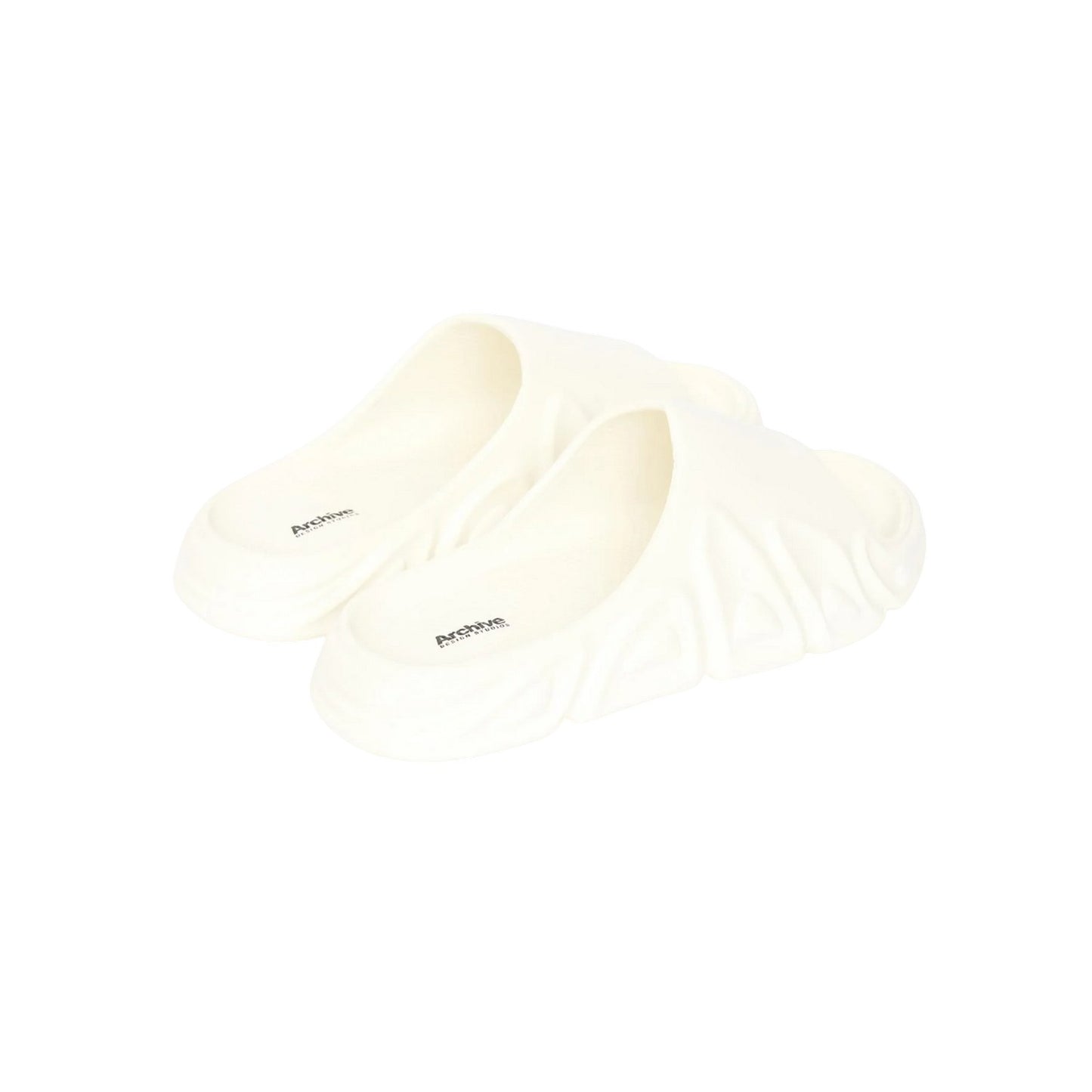 White - Back - Archive Design Studios Mens Swish Sandals