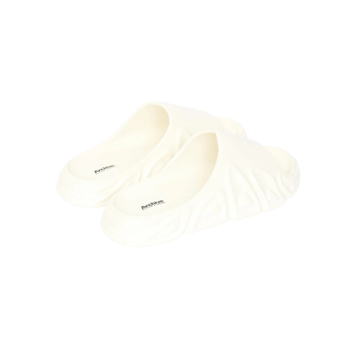 White - Back - Archive Design Studios Mens Swish Sandals