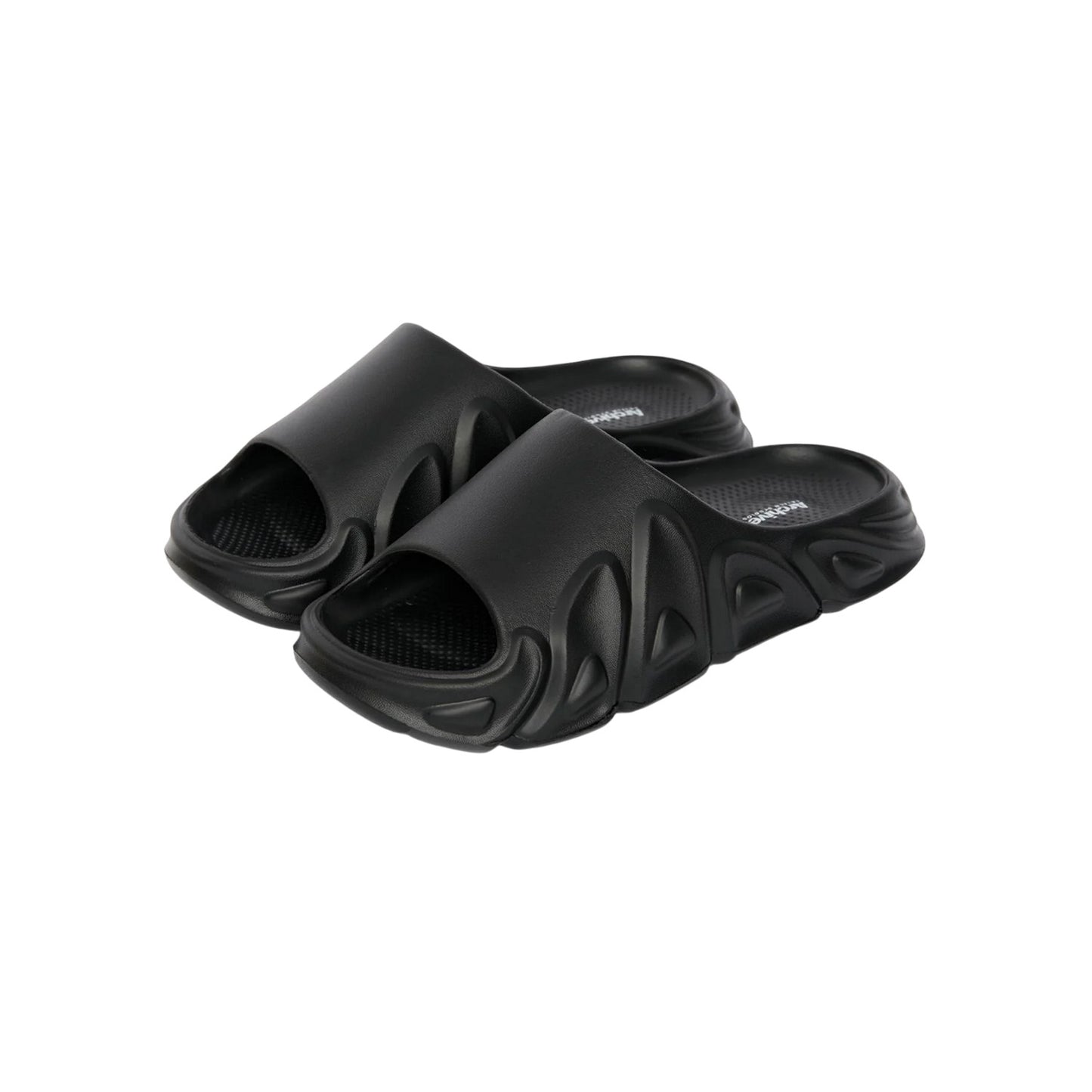 Black - Front - Archive Design Studios Mens Swish Sandals