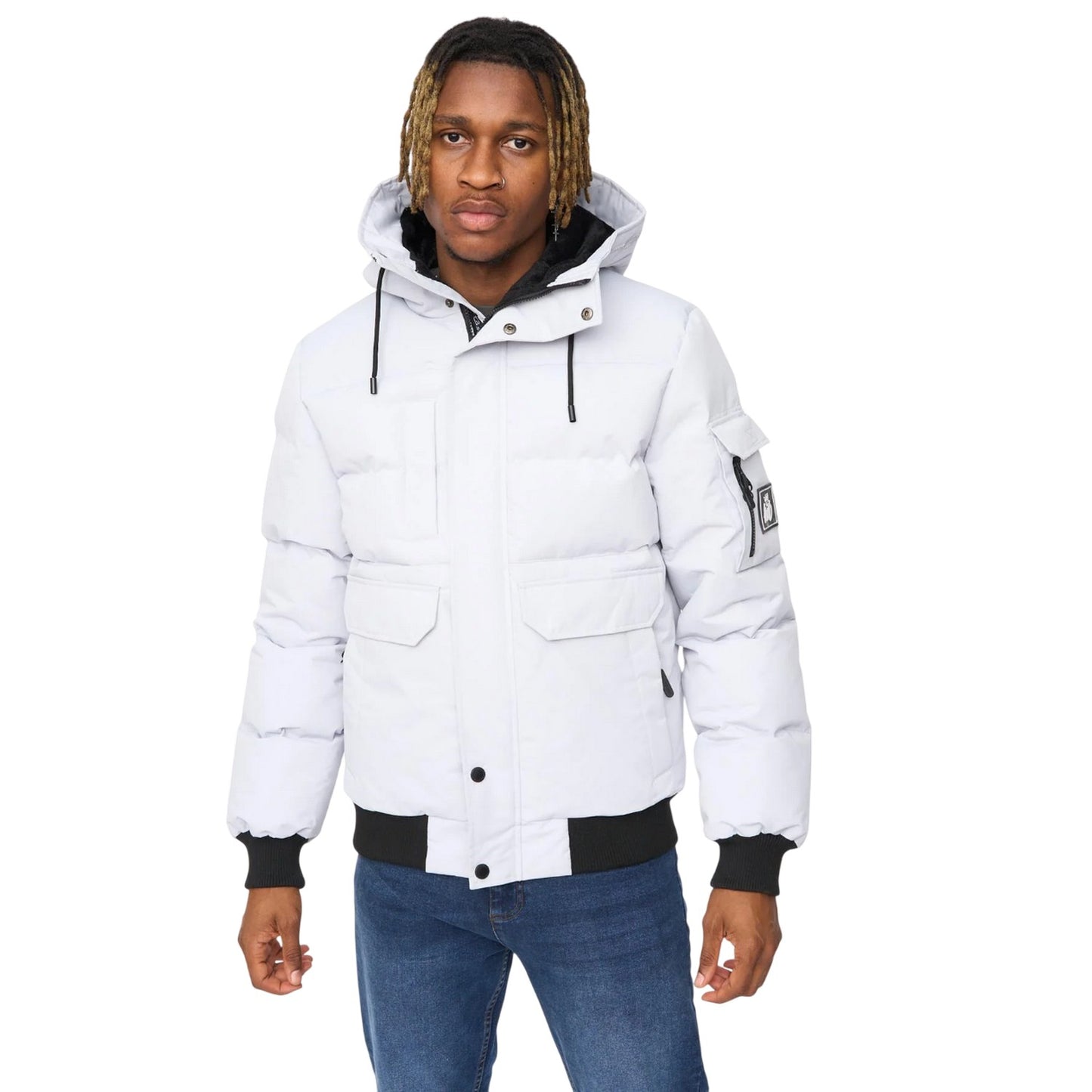 Putty - Front - Kings Will Dream Mens Wakaday Bomber Jacket