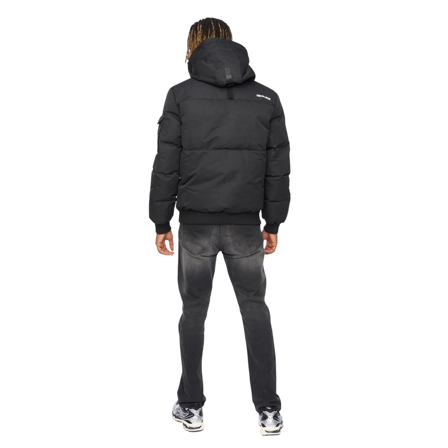 Black - Back - Kings Will Dream Mens Wakaday Bomber Jacket