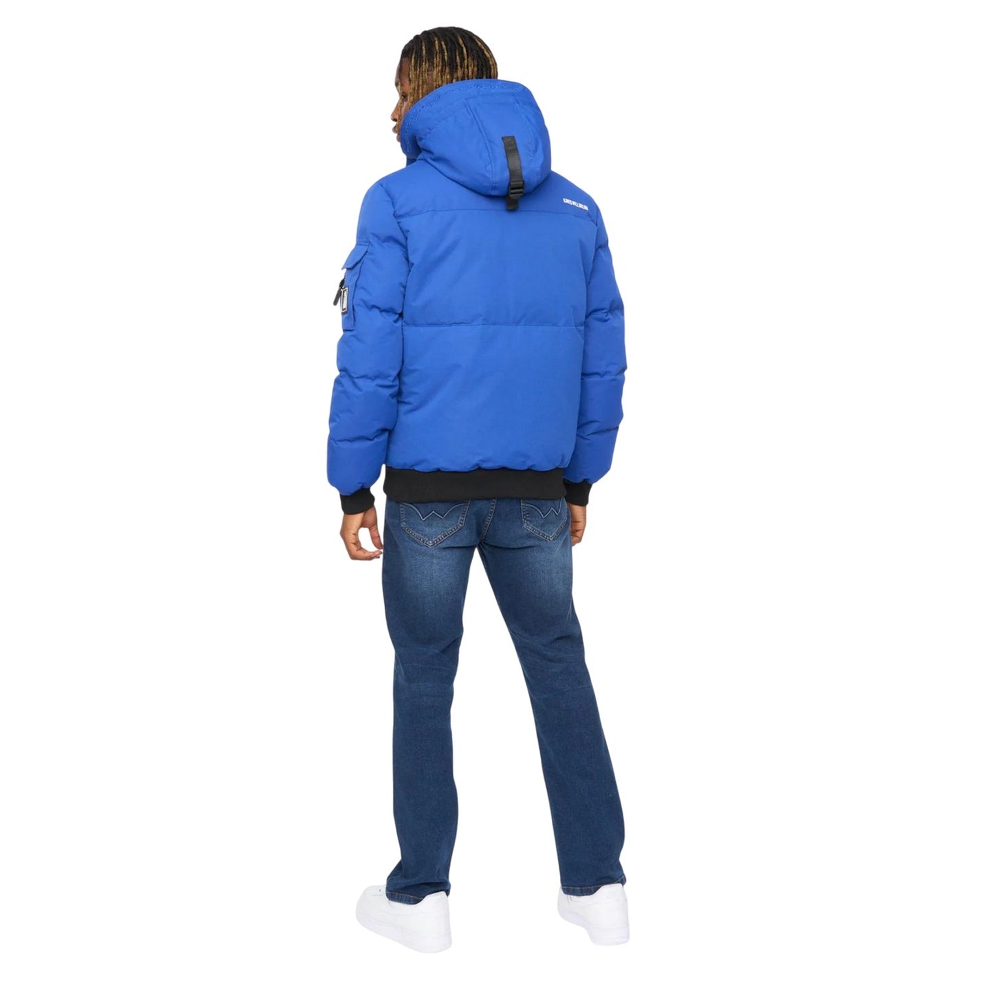 Blue - Back - Kings Will Dream Mens Wakaday Bomber Jacket