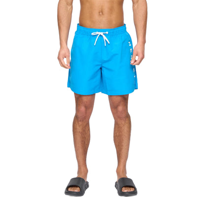 Blue - Front - Henleys Mens Henybold Swim Shorts