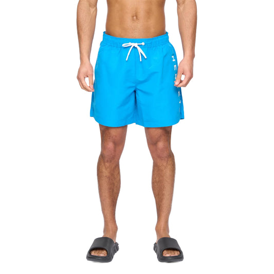 Blue - Front - Henleys Mens Henybold Swim Shorts