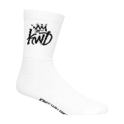 White - Front - Kings Will Dream Mens Simplene Sports Socks (Pack of 3)