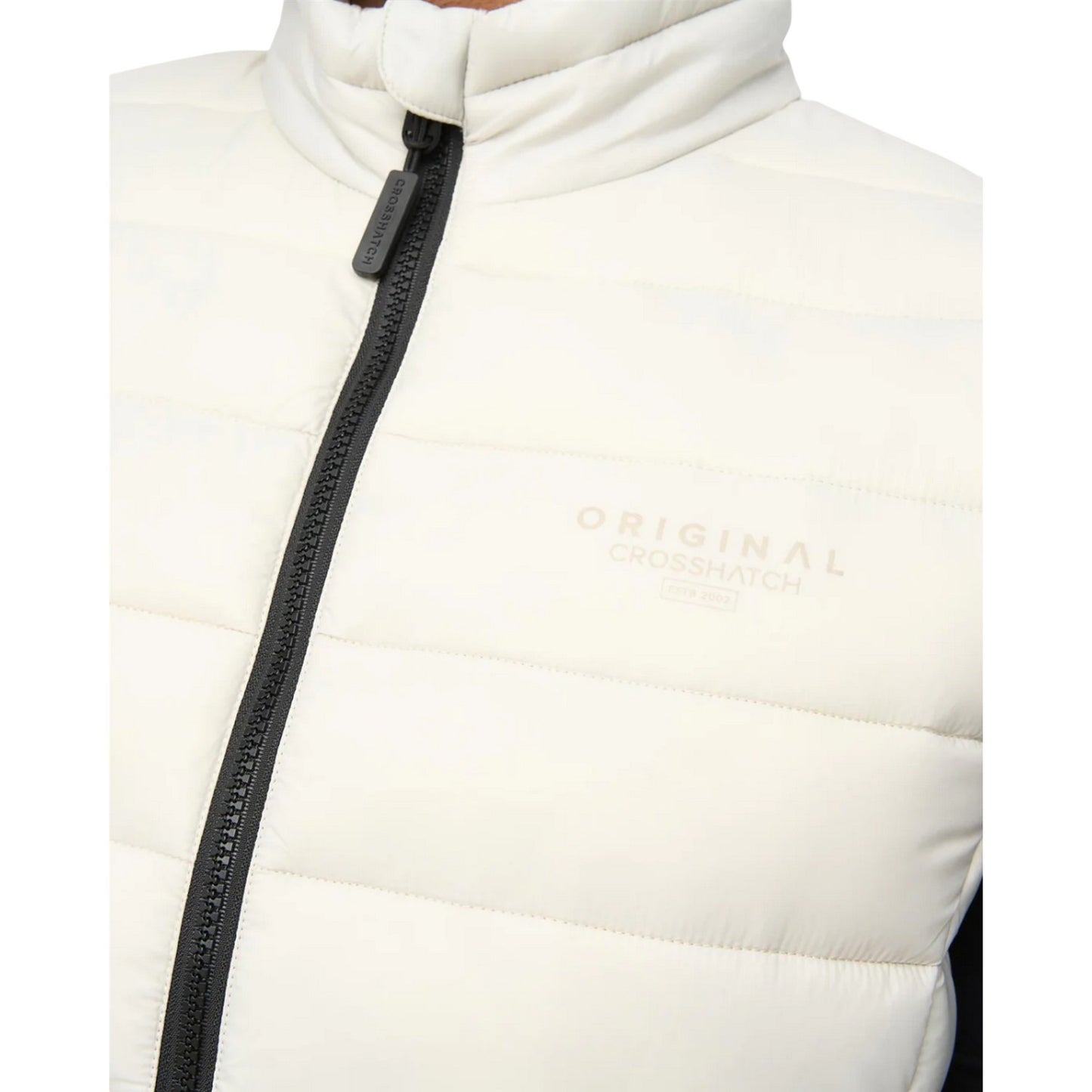Putty - Side - Crosshatch Mens Gattering MVE Quilted Gilet