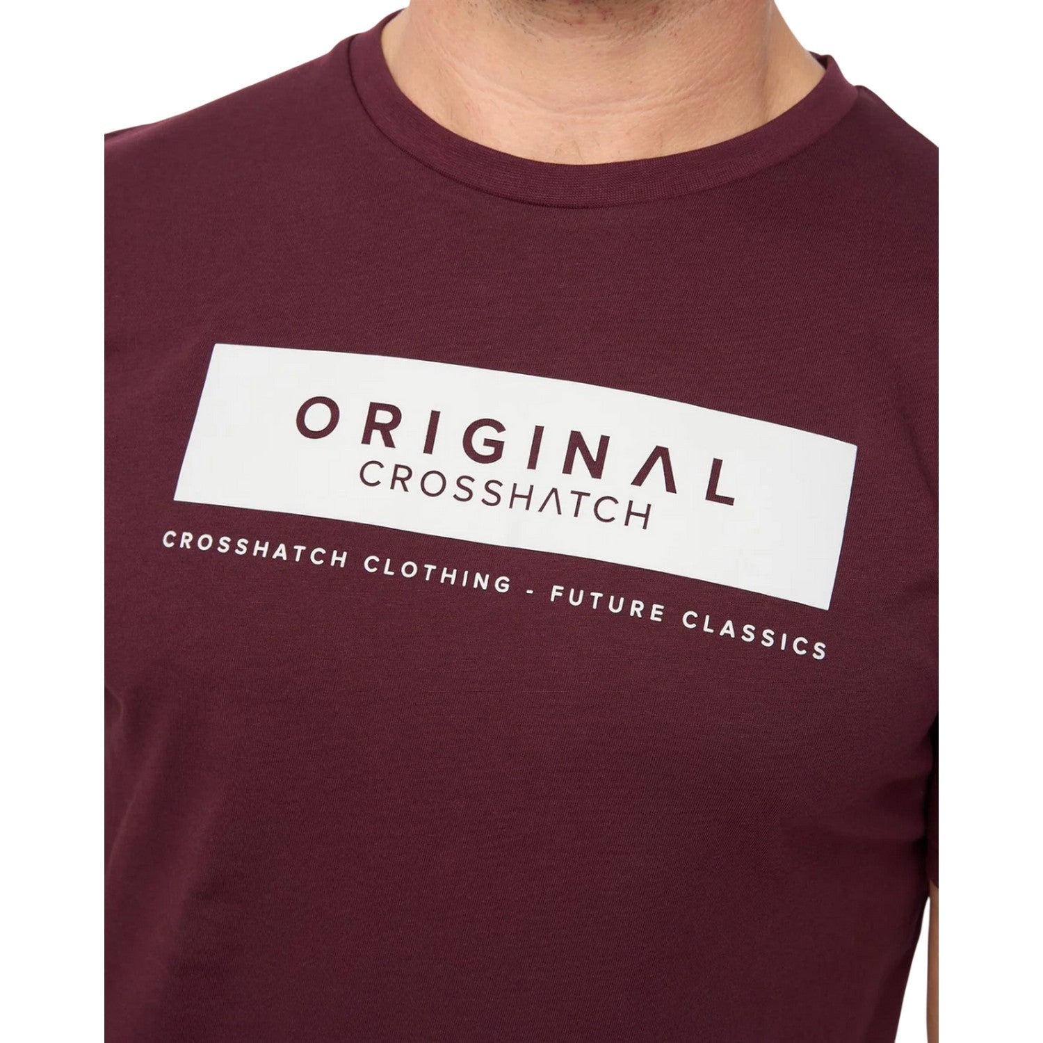 Rum Raisin - Side - Crosshatch Mens Jamstate T-Shirt