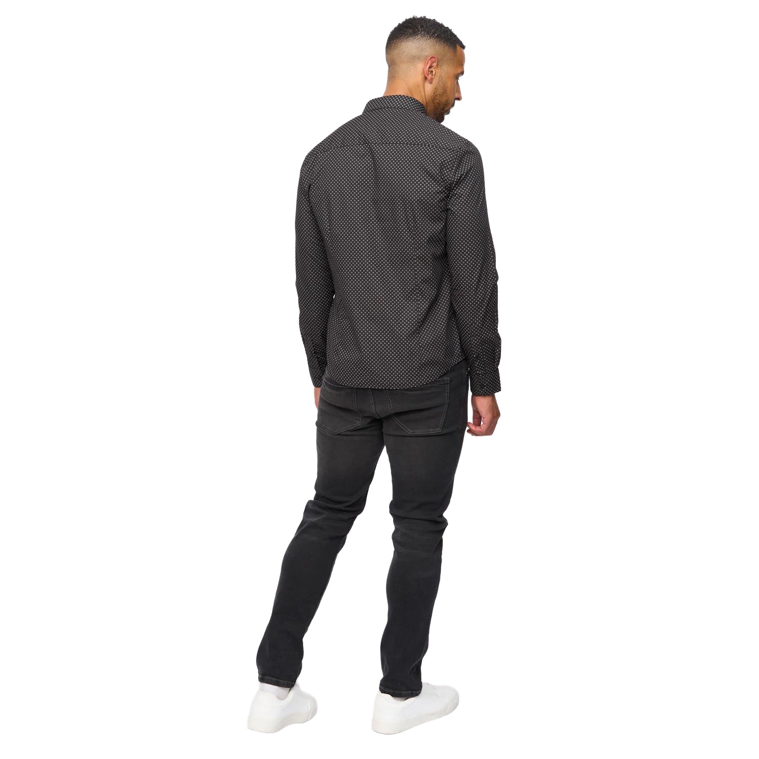 Black-White - Back - Bewley & Ritch Mens Hanshaw Shirt (Pack of 2)