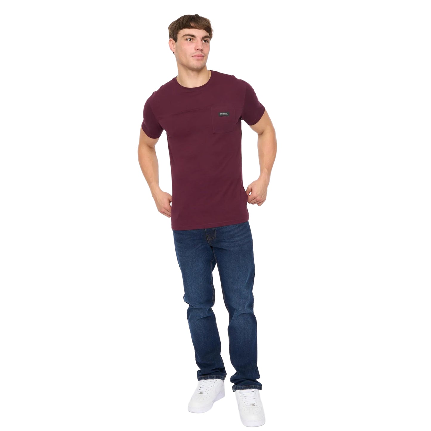 Rum Raisin - Lifestyle - Crosshatch Mens Carritore T-Shirt