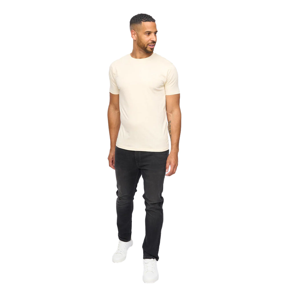 Beige - Side - Bewley & Ritch Mens Amonite T-Shirt