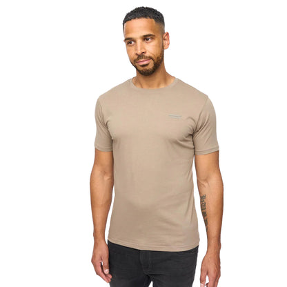Taupe - Front - Bewley & Ritch Mens Amonite T-Shirt