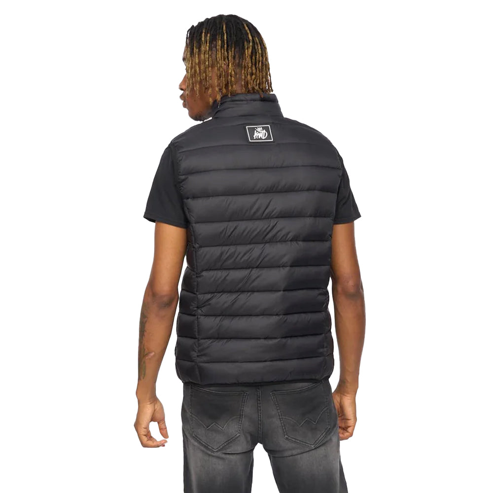 Black - Back - Kings Will Dream Mens Jackinson Padded Gilet