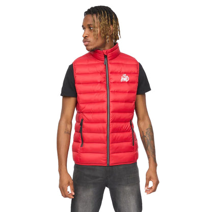 Red - Front - Kings Will Dream Mens Jackinson Padded Gilet