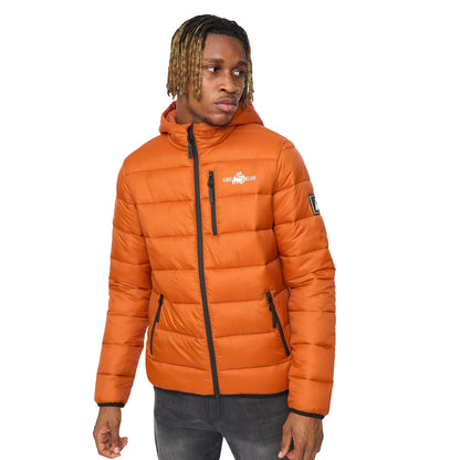 Orange - Front - Kings Will Dream Mens Barcana Puffer Jacket