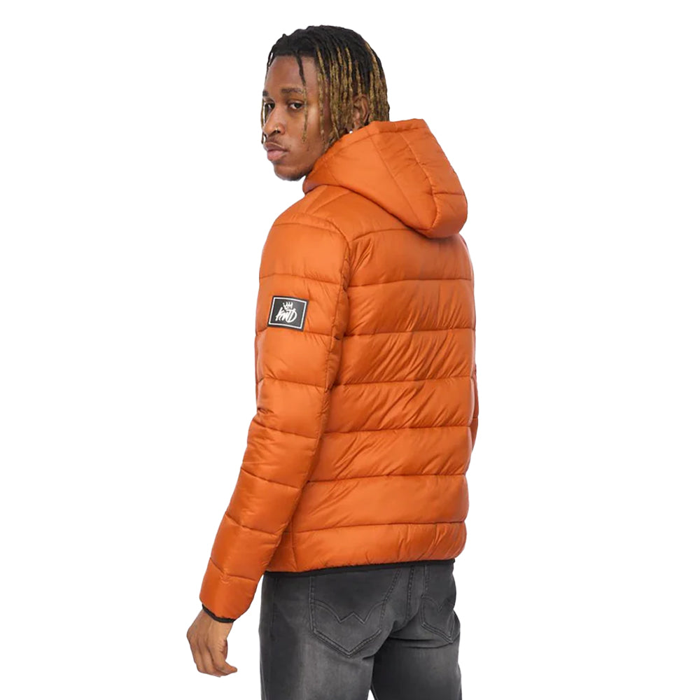 Orange - Back - Kings Will Dream Mens Barcana Puffer Jacket