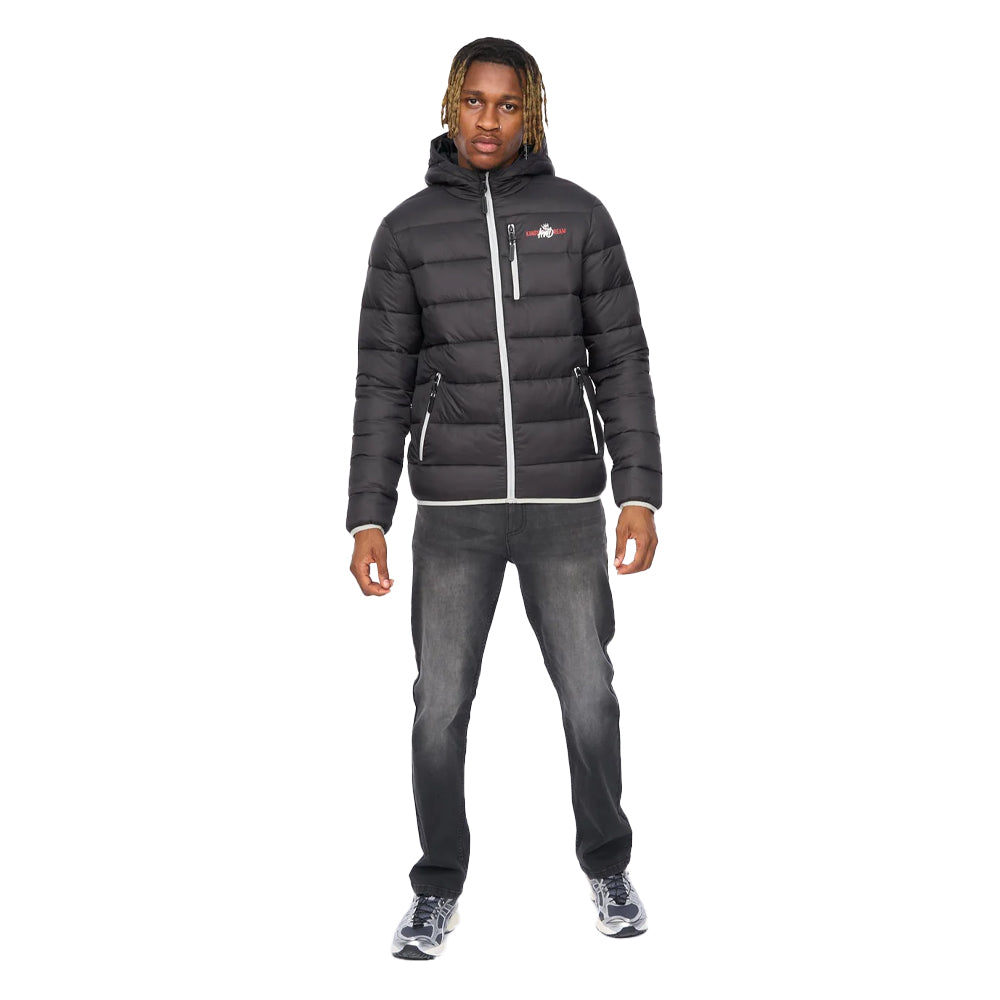 Black - Side - Kings Will Dream Mens Barcana Puffer Jacket