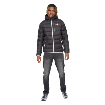 Black - Side - Kings Will Dream Mens Barcana Puffer Jacket