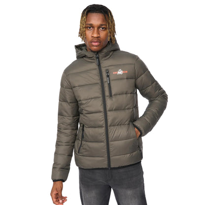 Olive - Front - Kings Will Dream Mens Barcana Puffer Jacket