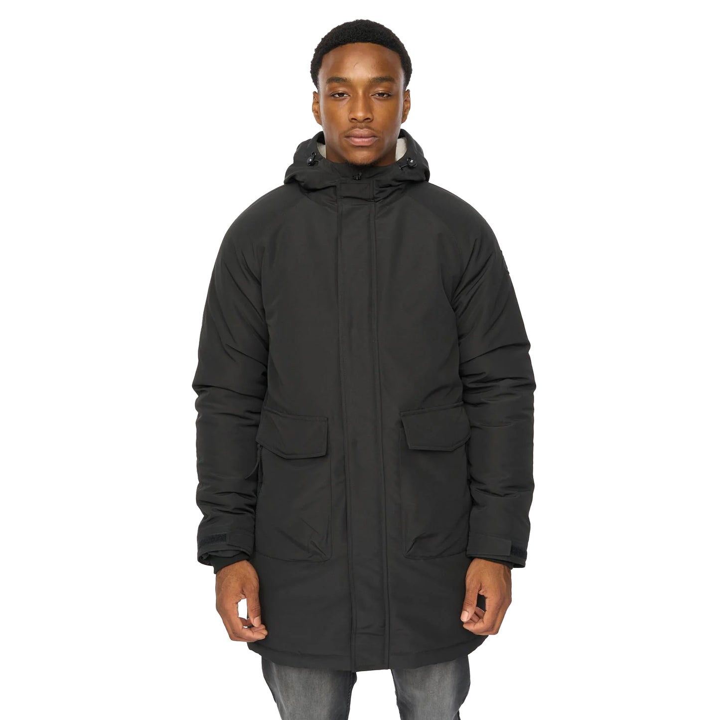 Black - Front - Duck and Cover Mens Copfords Jacket