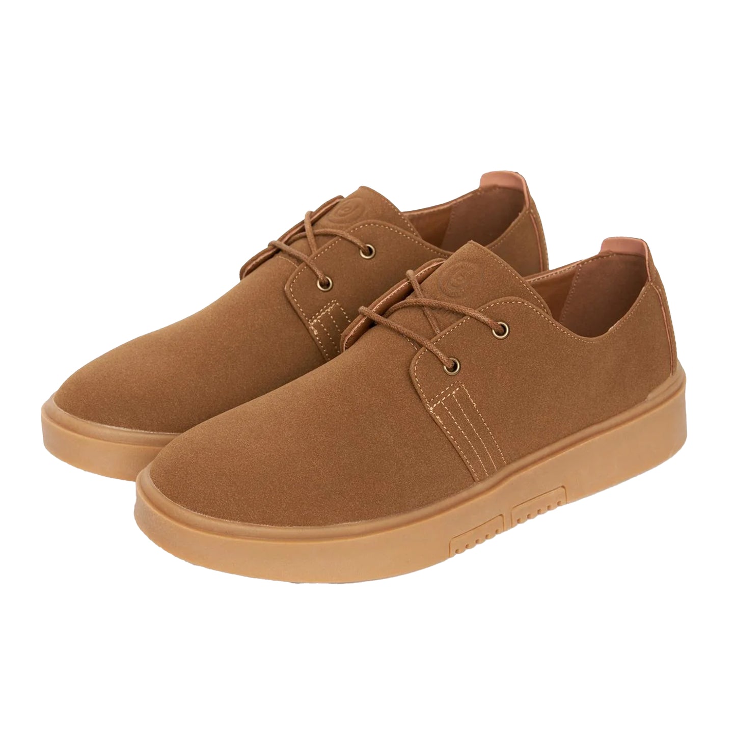 Tan - Front - Duck and Cover Mens Harehills Suede Shoes