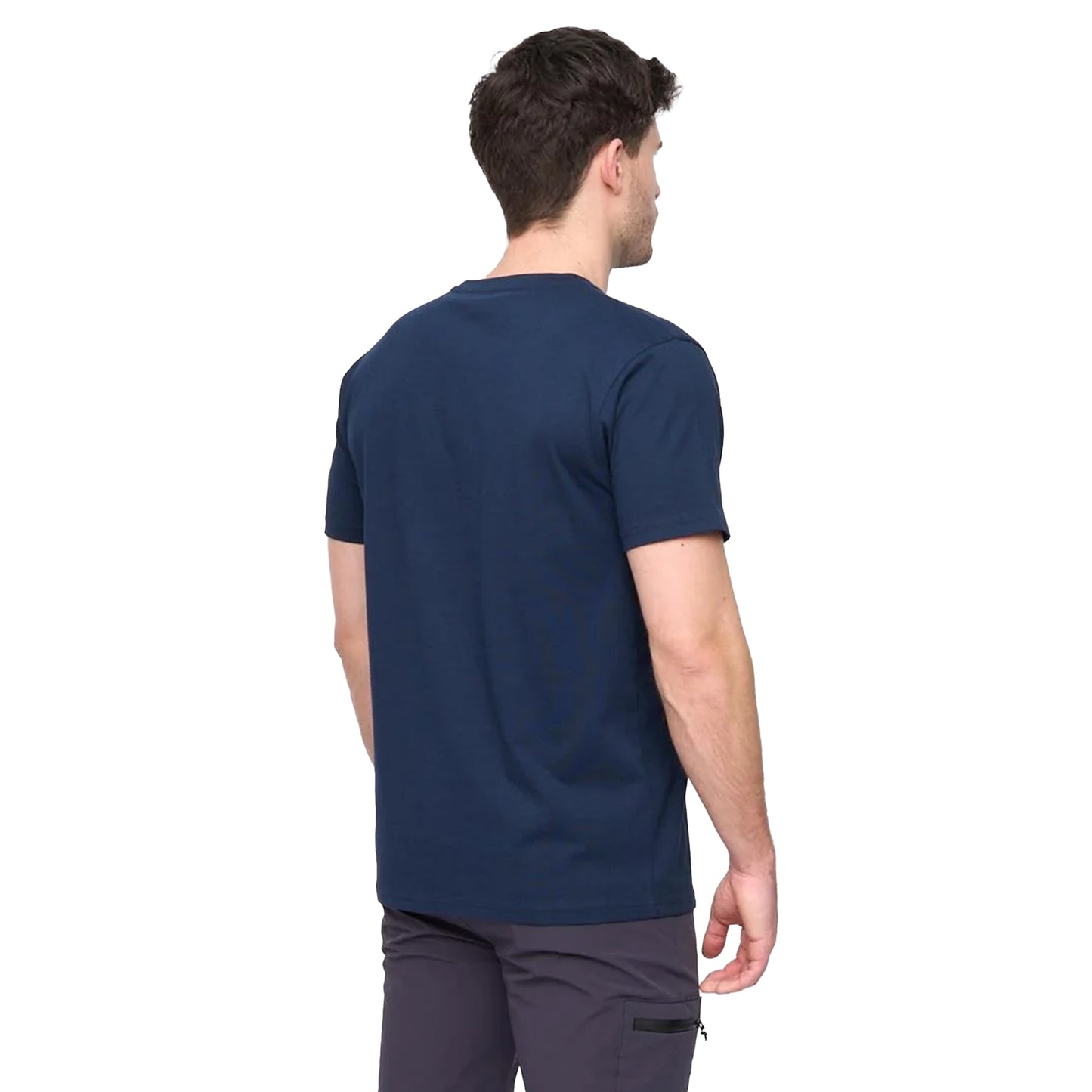 Navy - Back - Duck and Cover Mens Puretor T-Shirt