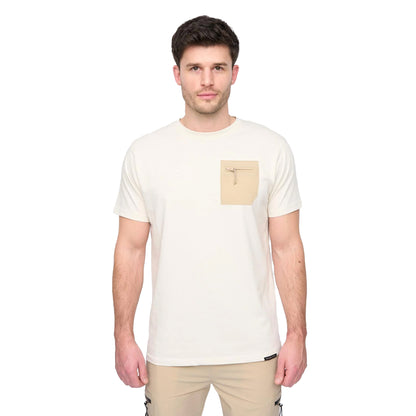 Off White - Front - Duck and Cover Mens Puretor T-Shirt