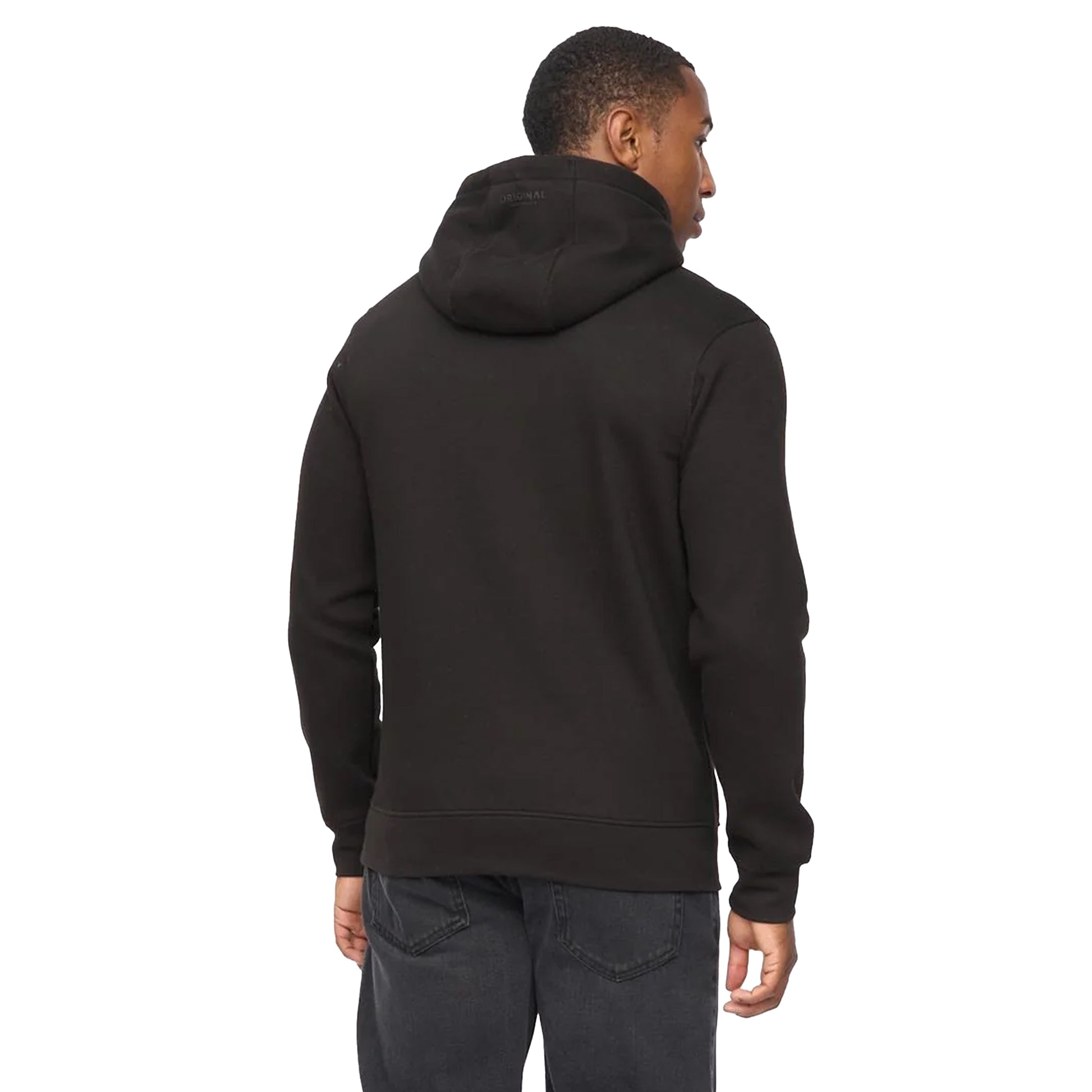 Black - Back - Crosshatch Mens Traptons Hoodie