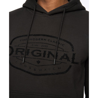 Black - Side - Crosshatch Mens Traptons Hoodie