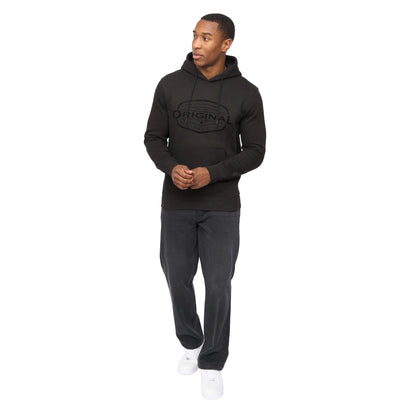 Black - Lifestyle - Crosshatch Mens Traptons Hoodie