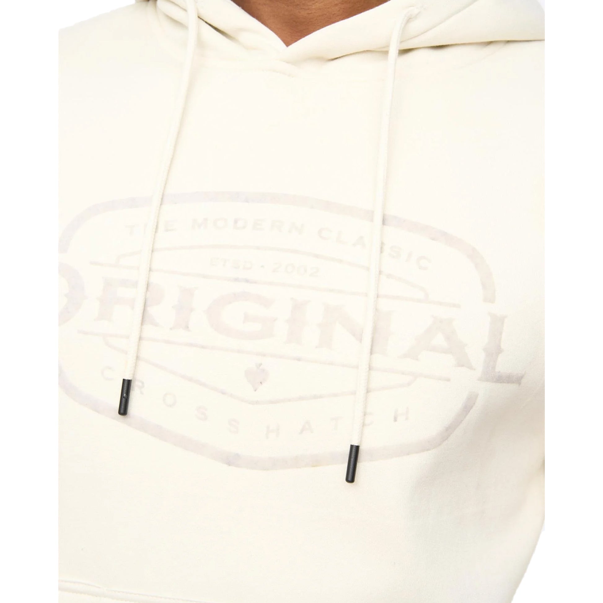 White - Side - Crosshatch Mens Traptons Hoodie