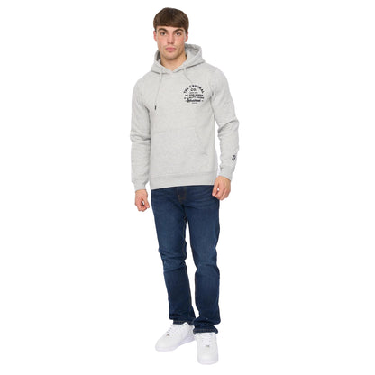 Grey Marl - Lifestyle - Crosshatch Mens Shoptown Hoodie