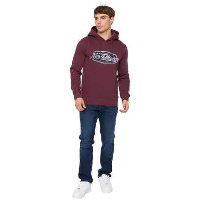 Rum Raisin - Lifestyle - Crosshatch Mens Hellmere Hoodie
