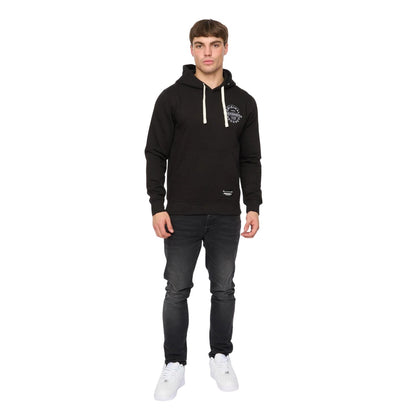 Black - Lifestyle - Crosshatch Mens Cresswell Hoodie
