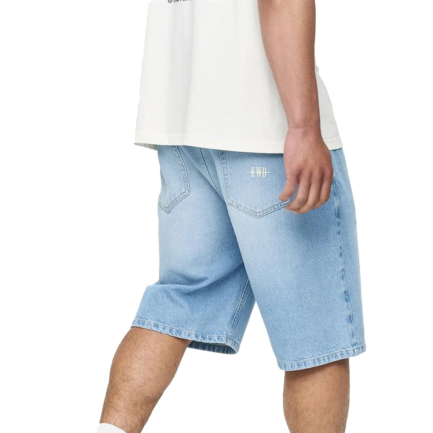 Light Wash - Back - Kings Will Dream Mens Studio Dubl Denim Shorts