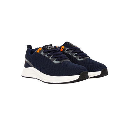 Navy - Front - Crosshatch Mens Rivas Trainers