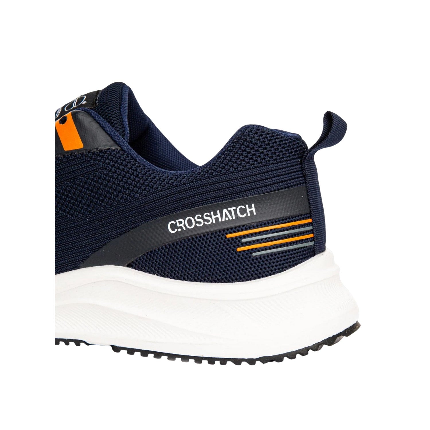 Navy - Side - Crosshatch Mens Rivas Trainers