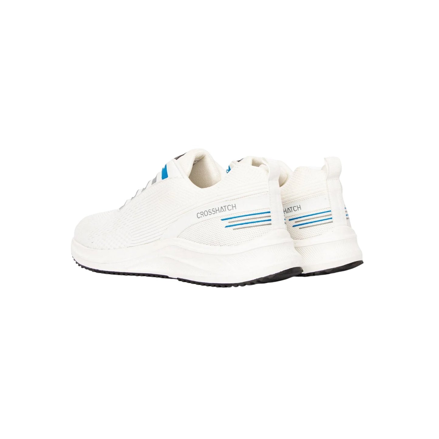 White - Back - Crosshatch Mens Rivas Trainers