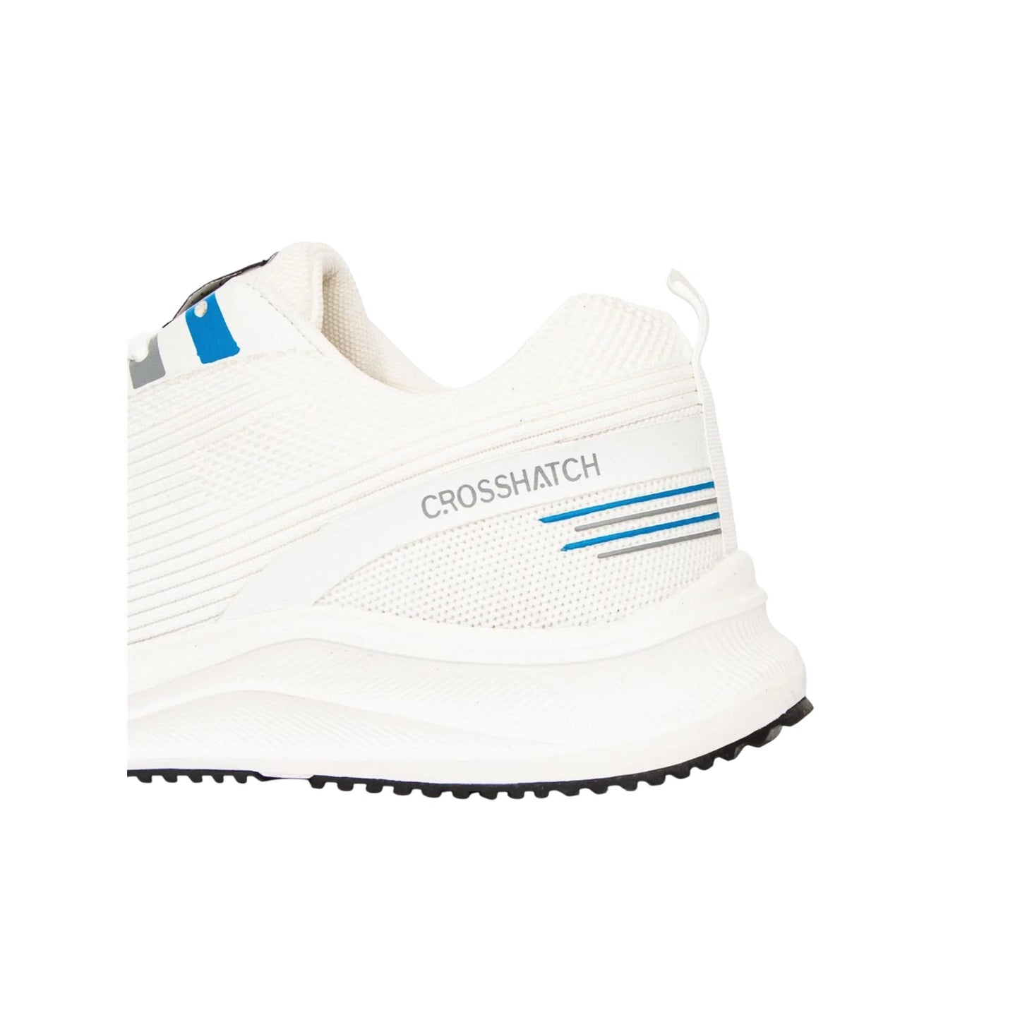 White - Side - Crosshatch Mens Rivas Trainers