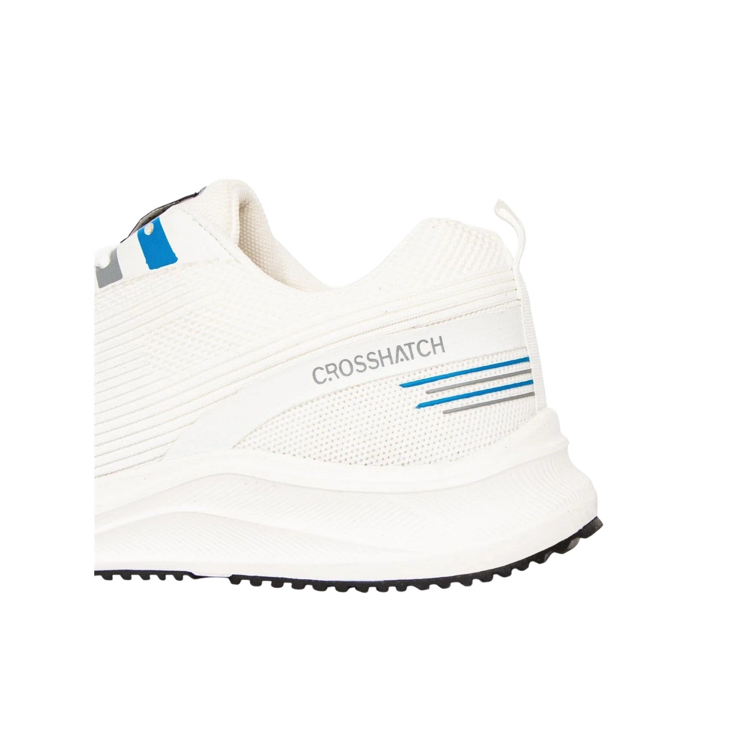 White - Side - Crosshatch Mens Rivas Trainers