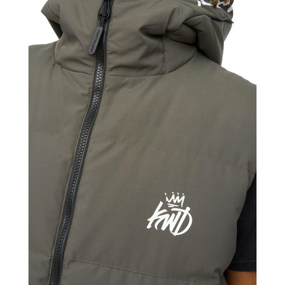 Olive - Side - Kings Will Dream Mens Nahjo Quilted Padded Gilet