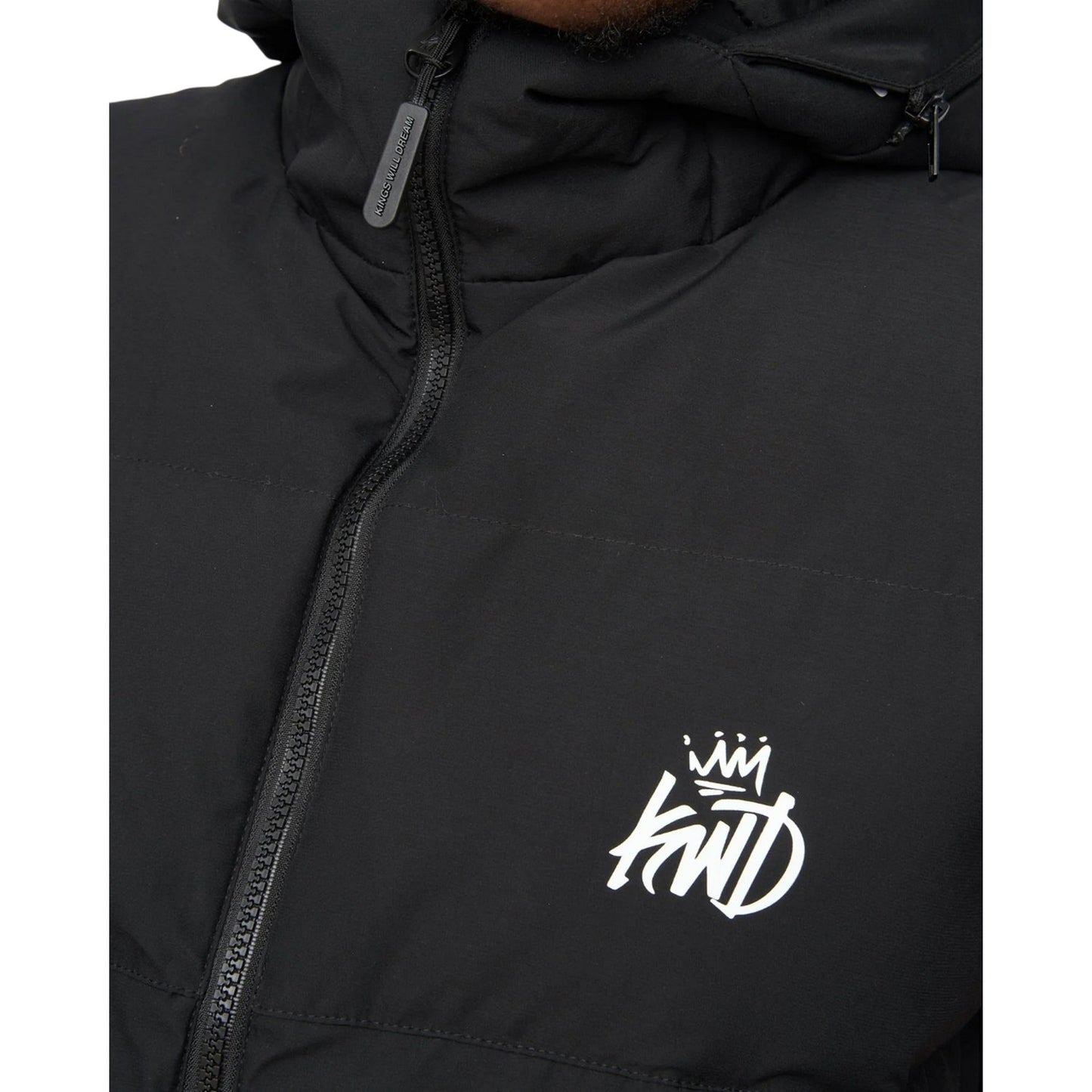 Black - Side - Kings Will Dream Mens Nahjo Quilted Padded Gilet
