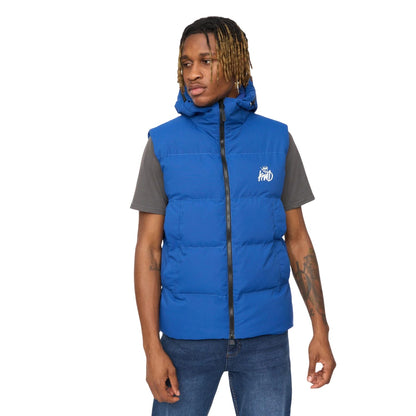 Blue - Front - Kings Will Dream Mens Nahjo Quilted Padded Gilet